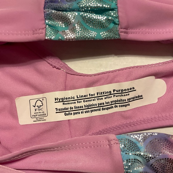 NWT 2 piece Purple Mermaid Bikini Set - Picture 8 of 9
